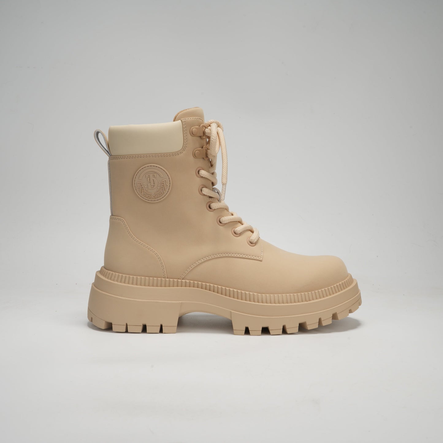 Women's Lightweight Soft Platform Combat Boots